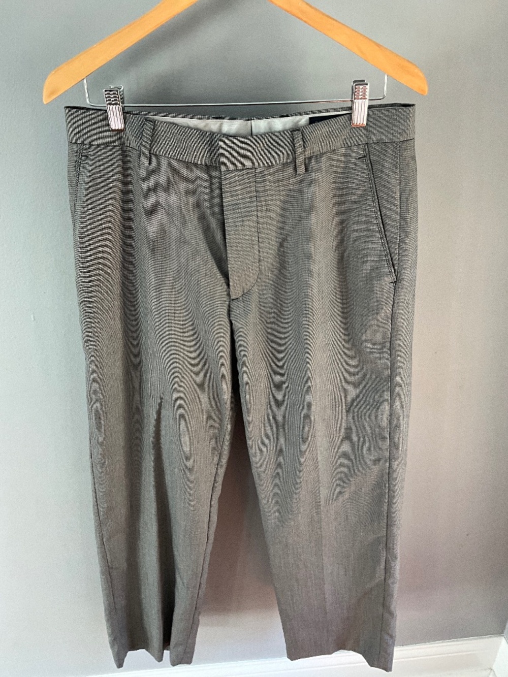 Banana Republic Tan/Black textured trouser 31/31